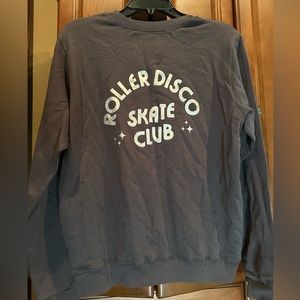 ban.dō Roller skate disco crew neck sweatshirt